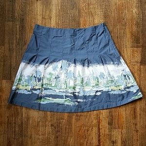 Old Navy skirt city scene size 14